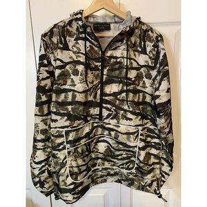 New No Boundaries Men's Sz S 1/2 Zip Camo Windbreaker Jacket NWT‎